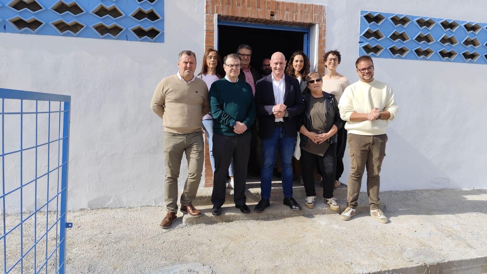 VISITA DIPUTADO JOSÉ LUIS HIDALGO DEPÓSITO AGUA TOBAS ESPELUY